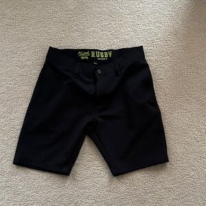 Men's Black Performance Shorts